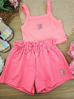 Conjunto Rosa Neon Bimbi