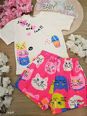 Conjunto T-Shirt e Shorts Bimbi