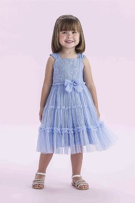 VESTIDO VERAO 2026 090 Azul Petit Cherie