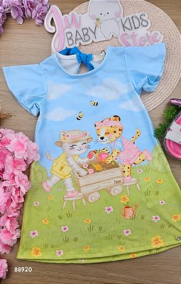 Vestido em Malha Fresh Infanti Infantil Menina