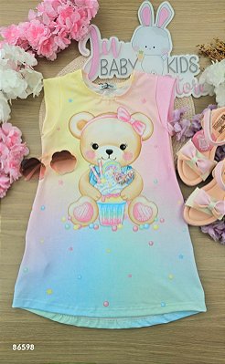 Vestido em Malha Power Infanti Infantil Menina