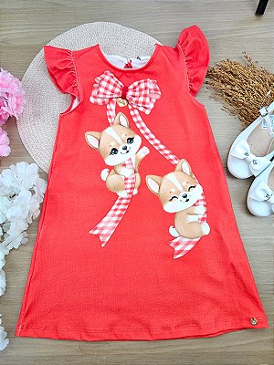 Vestido em Malha Power Infanti Bebê Menina