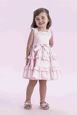 VESTIDO VERAO 2026 TRICOLINES 282 Petit Cherie