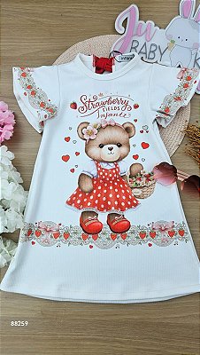 Vestido em Jacquard Catarina Infanti Infantil Menina