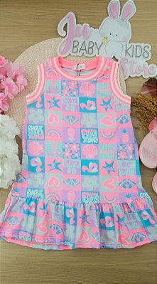 Vestido em Malha Fresh Kukiê Infantil Menina