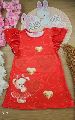 Vestido Ursinha Natal Cinti