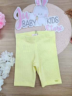 Biker em Soft Line Amarelo Kukiê Infantil Menina