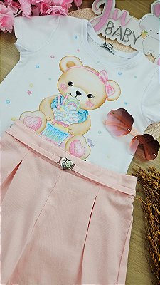 Blusa em Meia Malha Infanti Infantil Menina