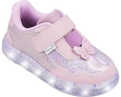 Tênis Sneaker Luz Rosa Pampili