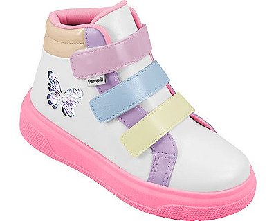 Tênis XP24 Colorido/Rosa Luz Borboleta Pampili