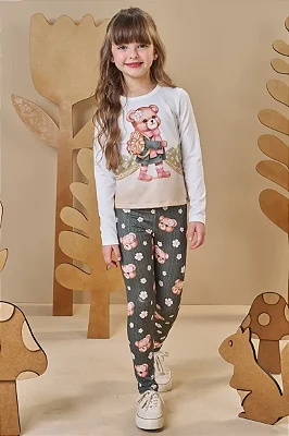 Blusa em Termoskin Peluciado Infanti Infantil Menina