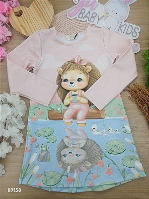 Vestido em Molecotton Infanti