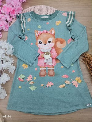 Vestido em Malha Fresh Infanti Infantil Menina