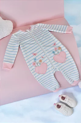 Macacão em Molecotton Kukiê Bebê Menina