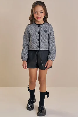 Meia 3/4 Preto - 25 a 29 Kukiê