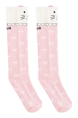 Meia 3/4 Rosa - 25 a 29 Kukiê