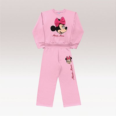 Conjunto Blusão e Calça Minnie Mouse Fakini