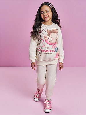 CONJ BLUSAO E CALCA / OFF WHITE Cinti