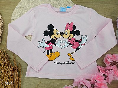 Blusa Minnie Disney em Cotton Fakini