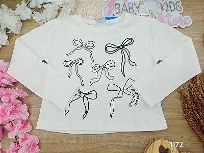 Blusa Em Malha 100% Algodao Feminina Fakini