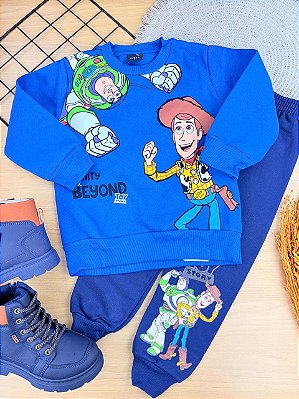 Conjunto blusão e calça em malha 100% algodão masculino Fakini