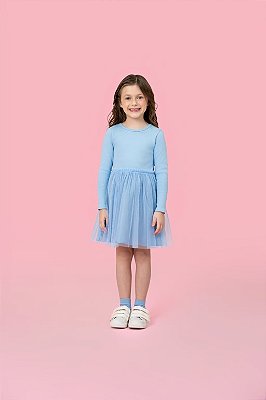 Vestido inverno 2026 004 Azul Mon Sucré