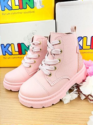 Bota London Mini 365 Rosa Claro Klin