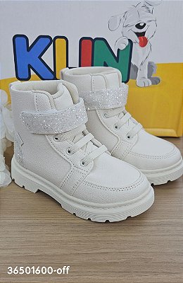 Bota London Mini 365 Off White Klin
