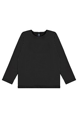 Blusa Manga Longa Preto Pati Nicki - Bee Loop