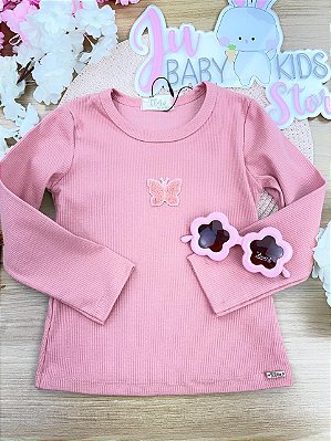 Blusa em Canelado Liz Infanti Infantil Menina