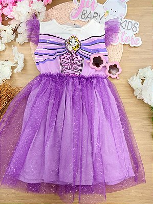 Vestido Rapunzel Disney Bimbi