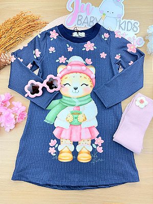 Vestido em Malha Power Infanti Infantil Menina