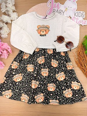 Vestido em Malha Power Kukiê Infantil Menina