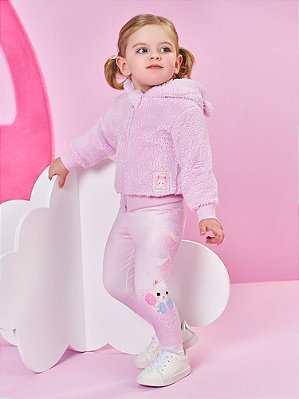 Legging Felpada Bebê Menina Sweet Cupcakes Cinti