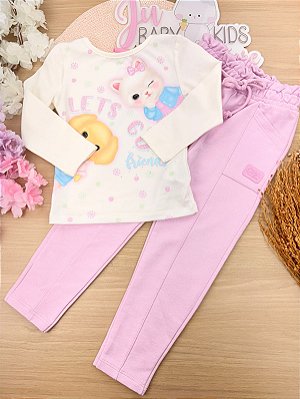 Conjunto Menina com Cheirinho LET'S GO Cinti