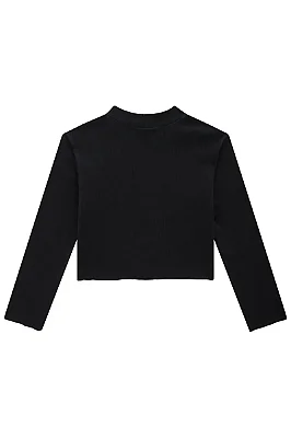 Blusa Boxy em Canelado Liz Lilimoon Teen Menina