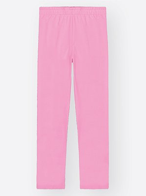 Legging Infantil Menina em Malha Térmica Rosa Cinti