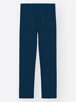 Legging Infantil Menina em Malha Térmica Azul Marinho Cinti