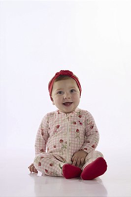 Macacão em Manga Longa com Pezinho Up Baby