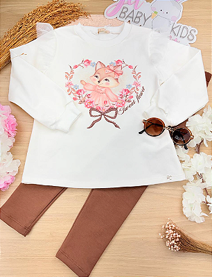 Conjunto Raposinha Petit Cherie