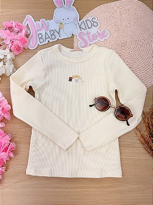 Blusa Off White Inverno 002 Petit Cherie