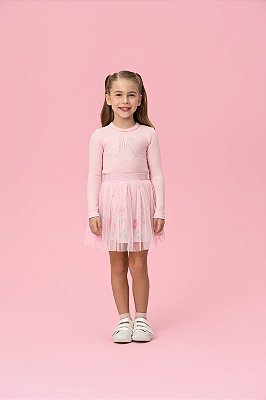 Conjunto Blusa e Saia Coelhinho Mon Sucré