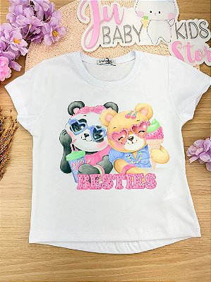 Blusa em Meia Malha Besties Infanti