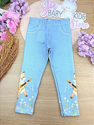 Calça Legging em Molecotton Infanti