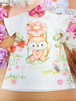 Vestido em Malha Power Infanti Infantil Menina