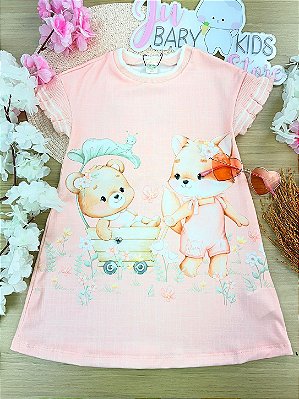 Vestido em Malha Power Infanti Infantil Menina