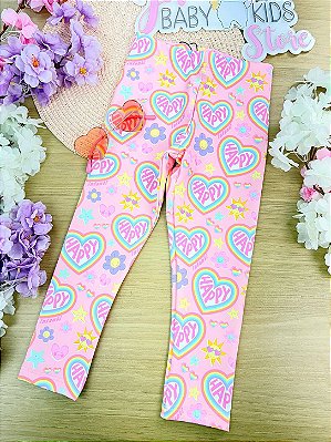 Calça Legging em Fly Tech Infanti Infantil Menina