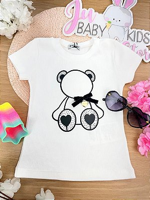 Blusa em Canelado Liz Infanti Infantil Menina