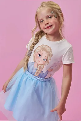 Blusa em Meia Malha Kukiê Infantil Menina
