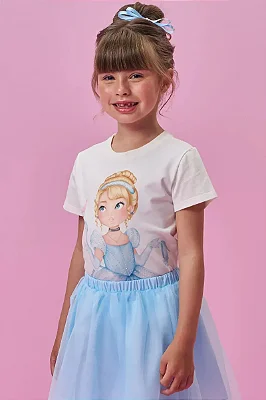 Blusa em Meia Malha Kukiê Infantil Menina